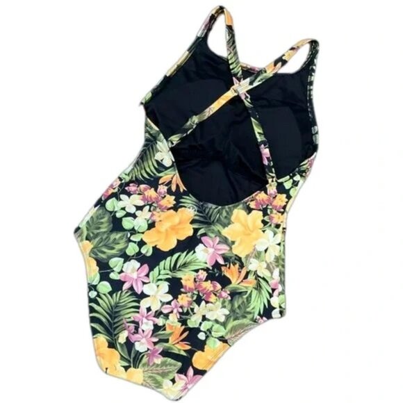 HURLEY Woman's  One Piece Tropical Bathing Suit Swimsuit NWT - Picture 5 of 10
